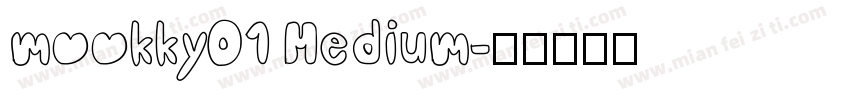 mookky01 Medium字体转换